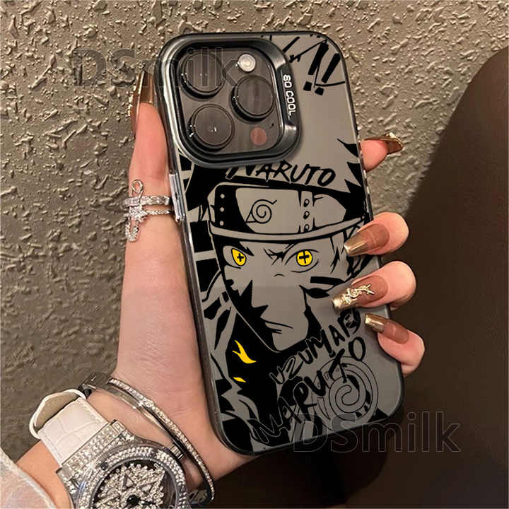 Laser Color Silver Mobile Phone Case for iPhone15 14 13Promax Explosive Ninja for Apple 16Promax Drop-resistant Protective Case