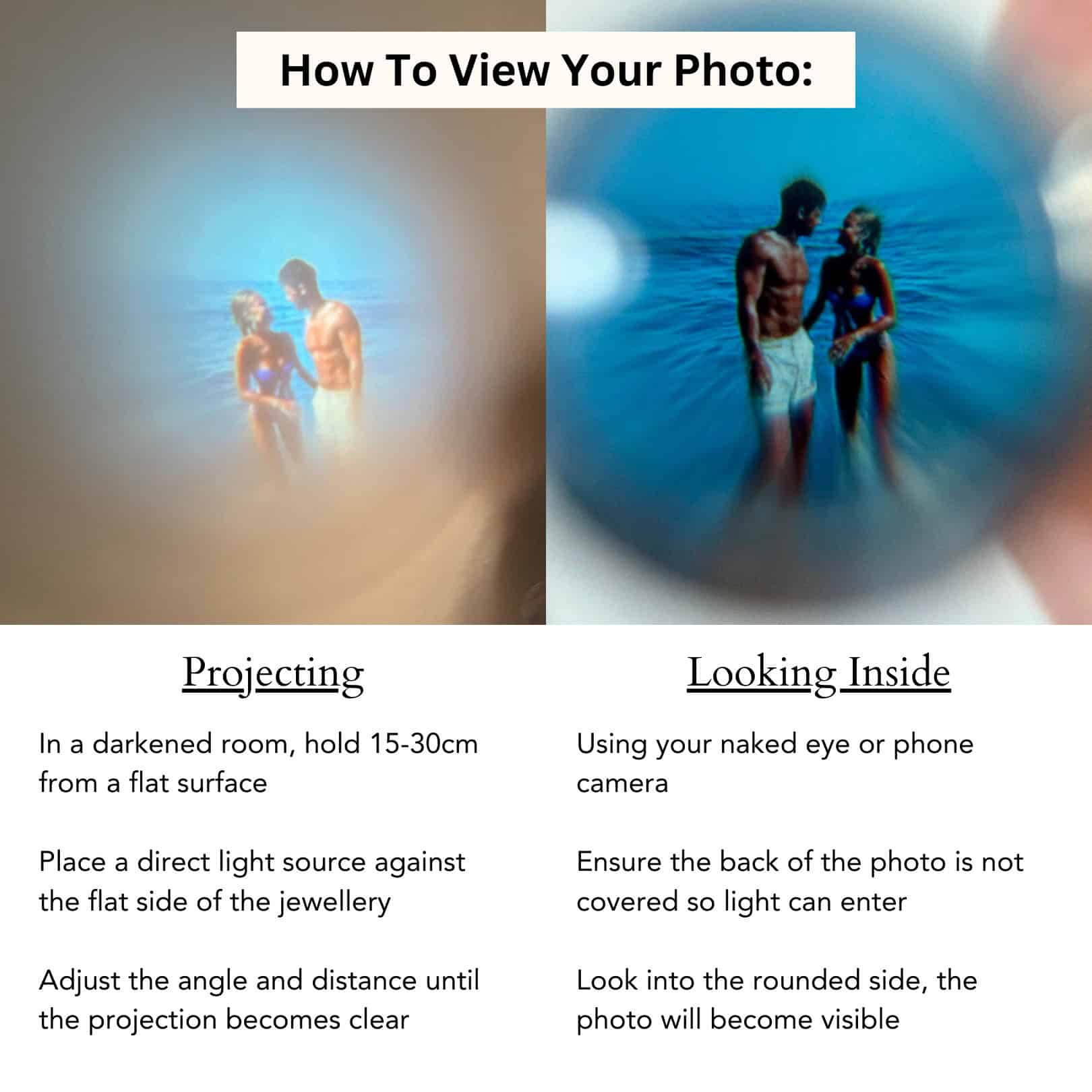 Projection Photo Bracelets: Cherished Memories on Your Wrist