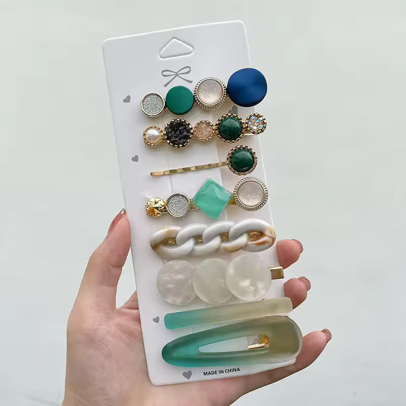 Korean Fashion Pearls Hair Clips