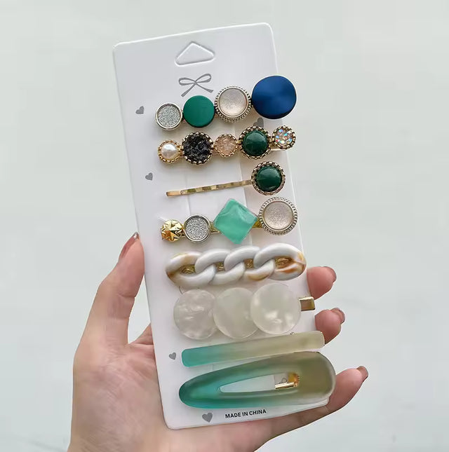 Korean Fashion Pearls Hair Clips