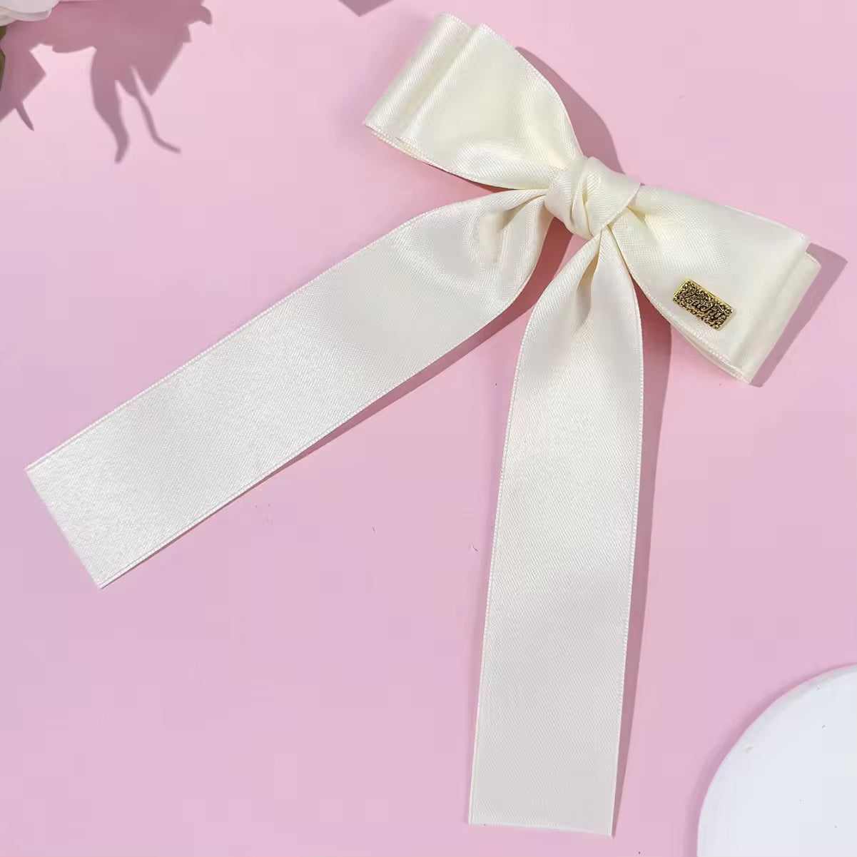 Elegant Long Bow Hair Clip