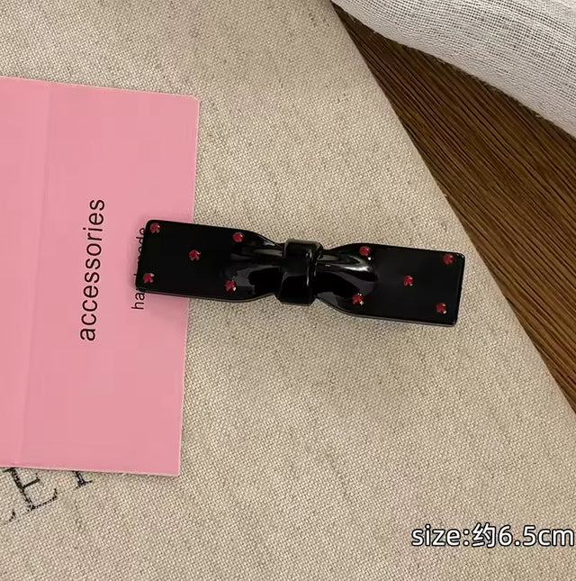 High Quality Vintage Polka Dot Hair Clip