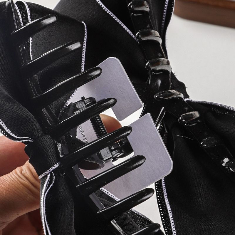 Butterfly Bow Fabric Hair Claw Clip