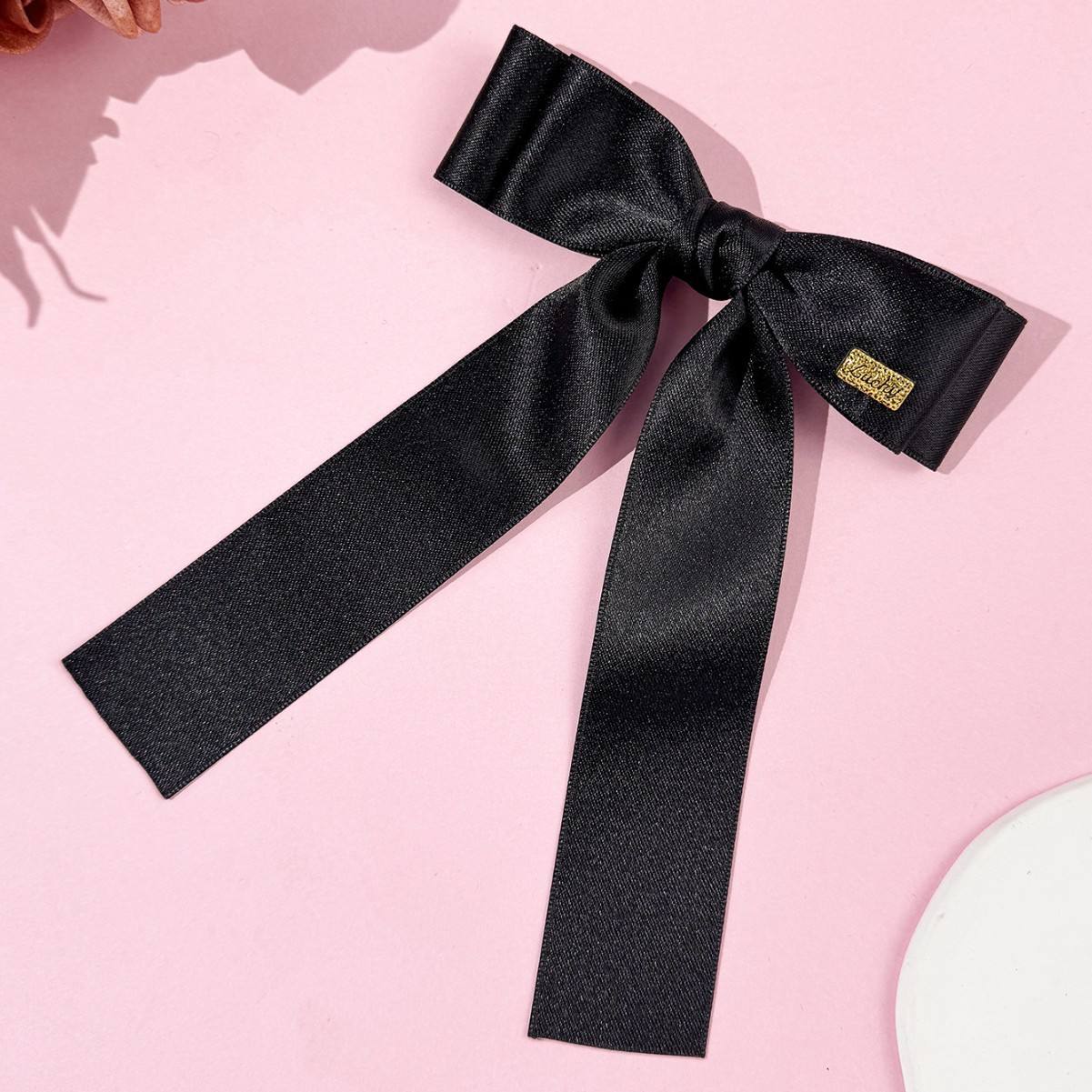 Elegant Long Bow Hair Clip