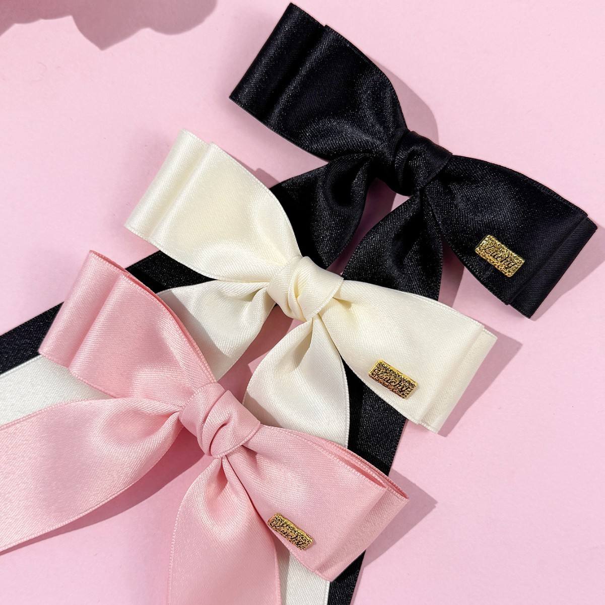 Elegant Long Bow Hair Clip