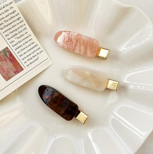 No-Crease Acetate Duckbill Hair Clips