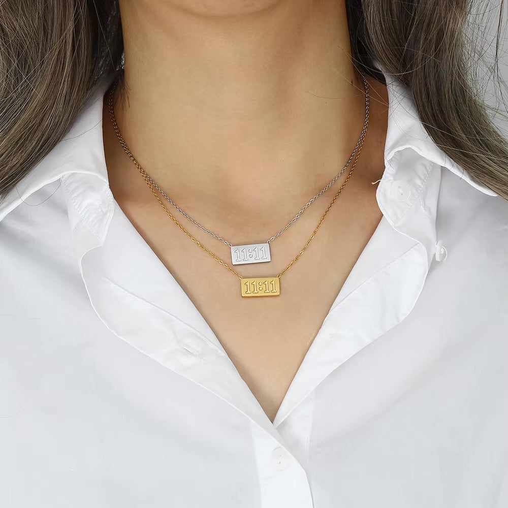 18k Gold Plated 11.11 Waterproof Necklace