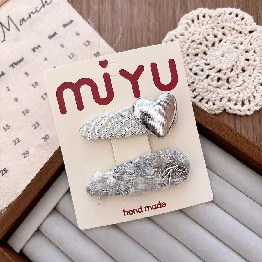 Korean Style Mix Color Sweet Bow Hairpin