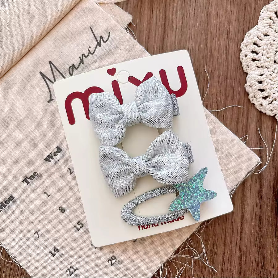 Korean Style Mix Color Sweet Bow Hairpin